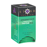 Stash Tea Bags Premium Peppermint Herbal Tea Caffeine Free Left Picture